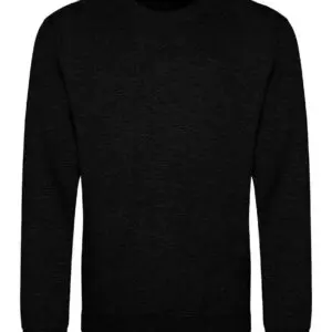 Round Neck Jumper - Black Smoke