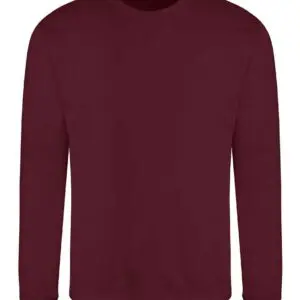 Round Neck Jumper - Burgundy