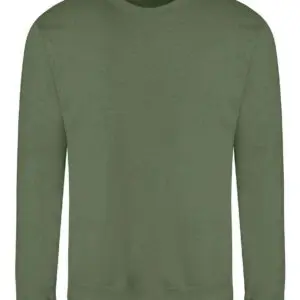 Round Neck Jumper - Earthy Green