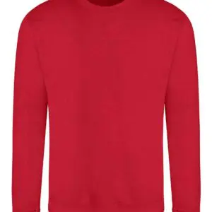 Round Neck Jumper - Fire Red