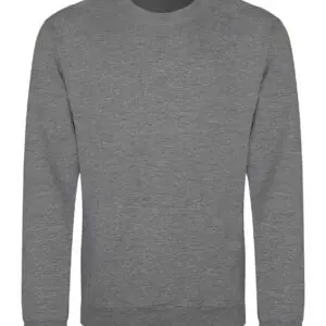 Round Neck Jumper - Graphite Heather