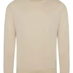 Round Neck Jumper - Nude
