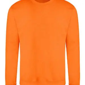 Round Neck Jumper - Orange Crush
