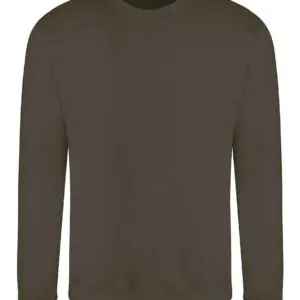 Round Neck Jumper - Olive Green