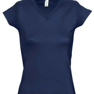 Ladies V-Neck Top - French Navy