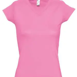 Ladies V-Neck Top - Orchid Pink