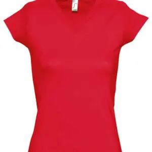 Ladies V-Neck Top - Red