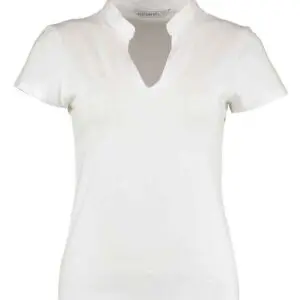 Corporate Short Sleeve Top - White