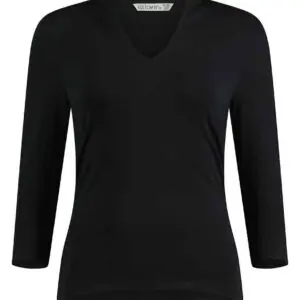 Corporate Long Sleeve Top - Black