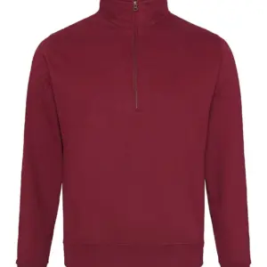 1/4 Zip Jumper - Burgundy