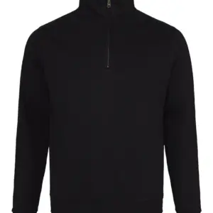 1/4 Zip Jumper - Deep Black