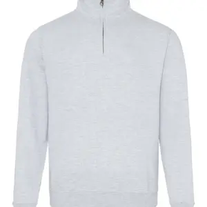 1/4 Zip Jumper - Heather Grey