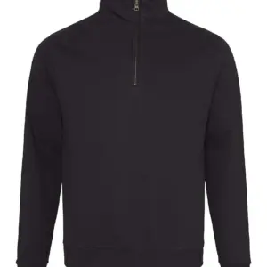 1/4 Zip Jumper - Jet Black